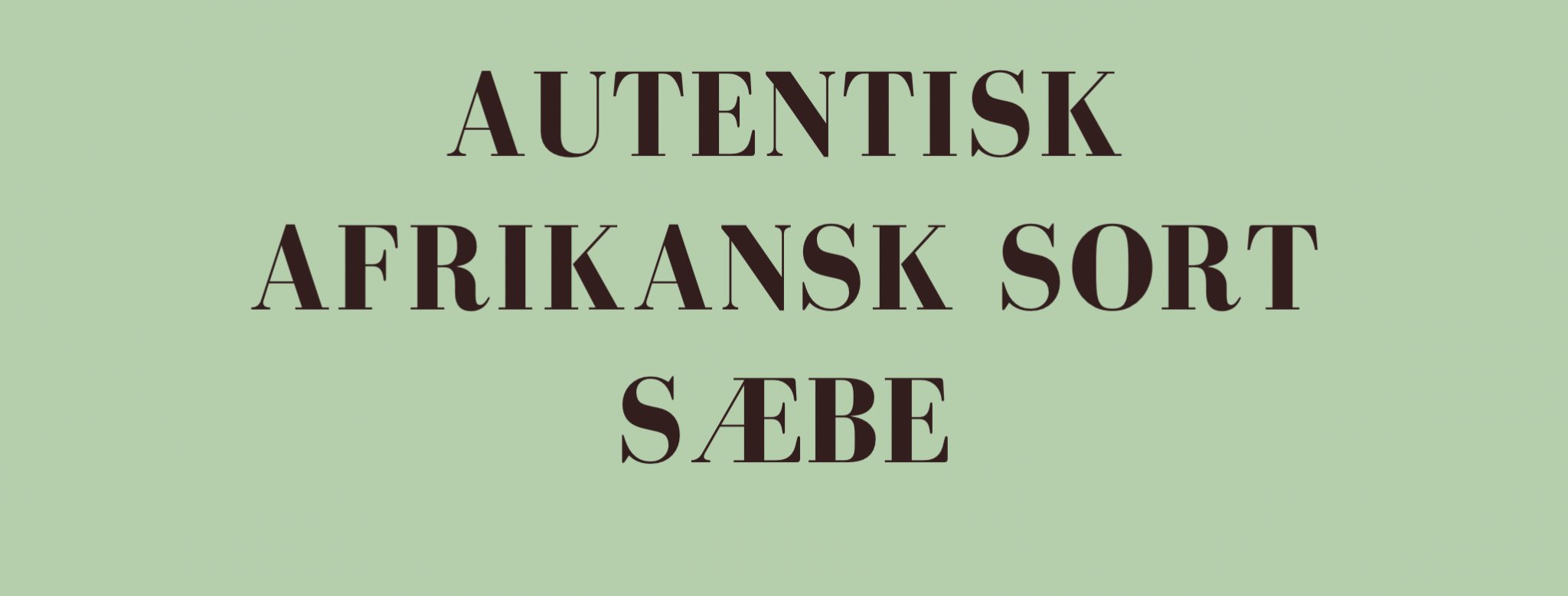 Authentische schwarze Seifen