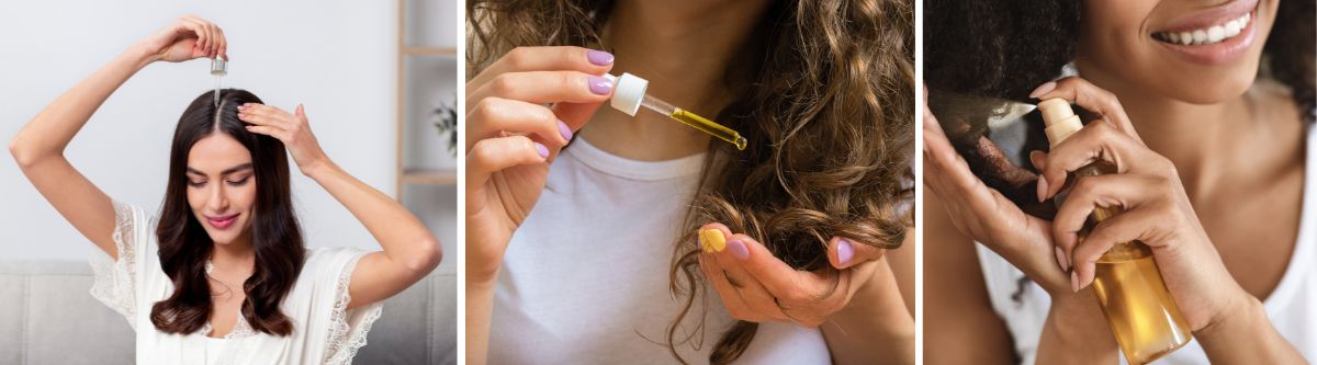 Växtoljor för hårvård