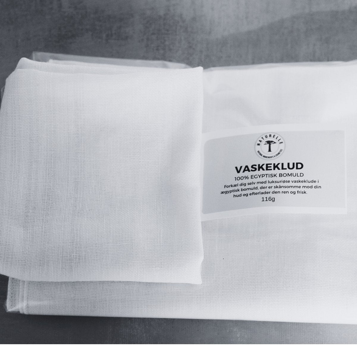3stk vaskeklud til ansigt - 100% egyptisk bomuld - Naturelle.dk