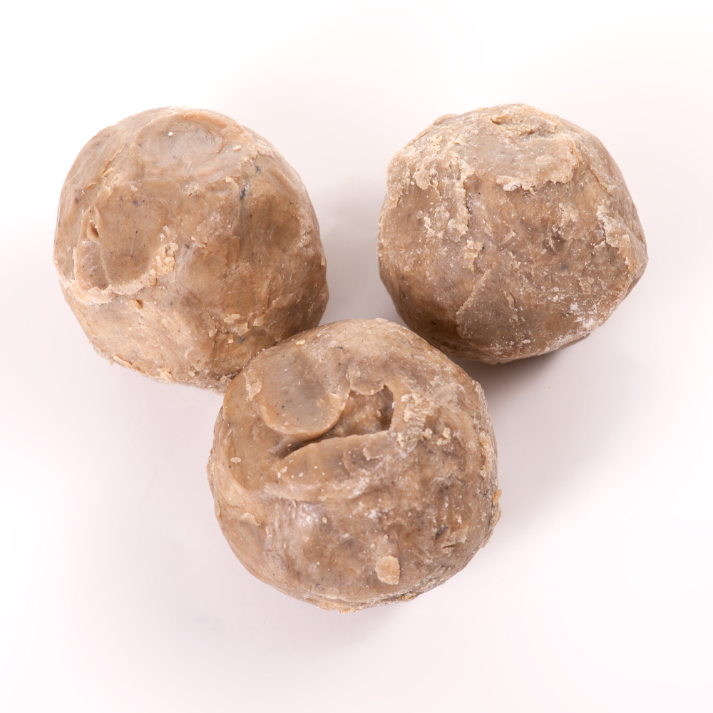 3 stk. ægte afrikansk sort sæbe til at rense ansigtet - øko & vegan 160g