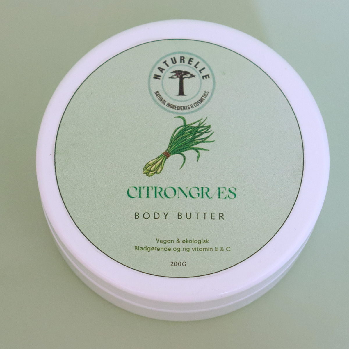 Lemongrass Body Butter Körperbalsam – handgefertigt – reich an E und C 200 ml