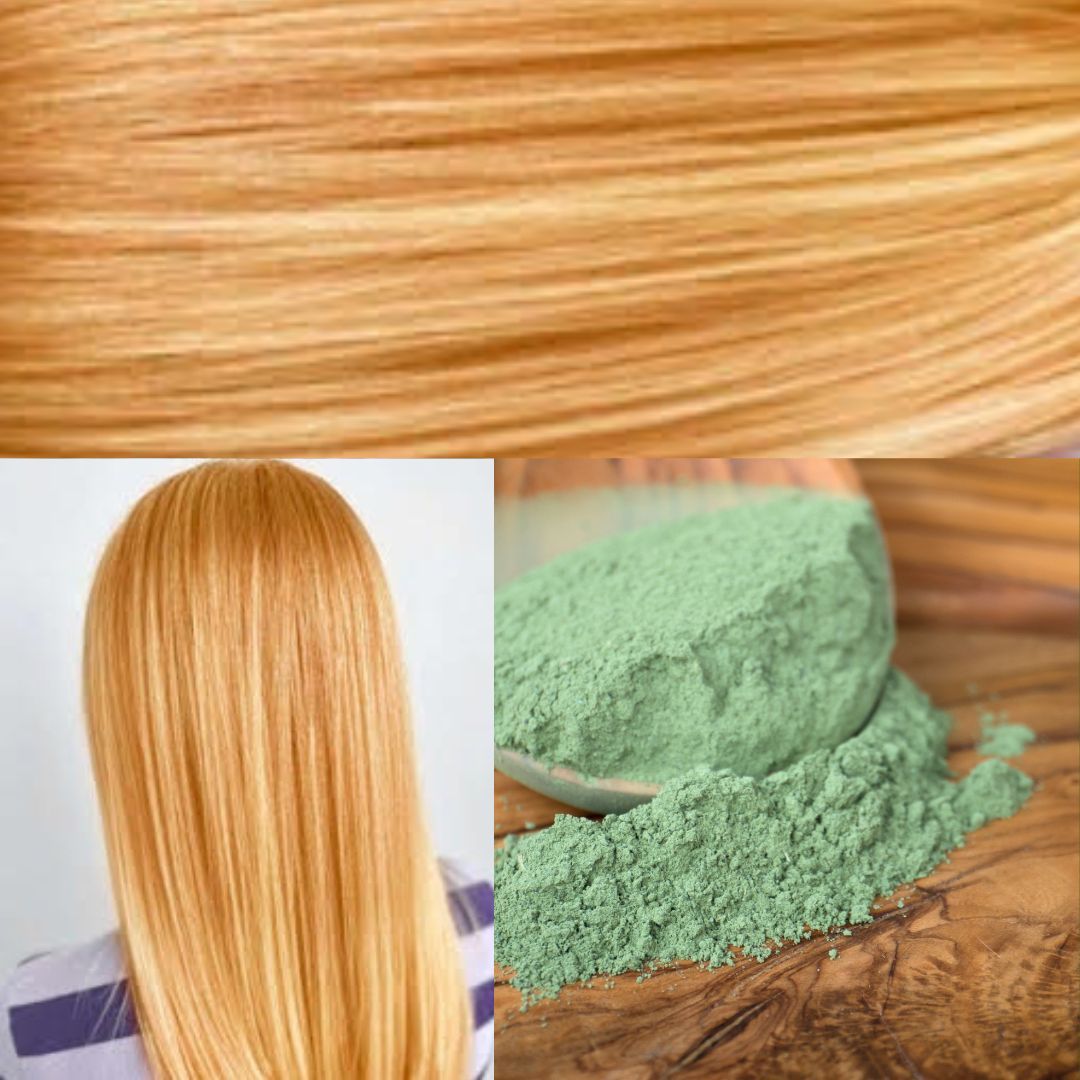 Ferskenblond henna hårfarve - øko 100g - Naturelle.dk