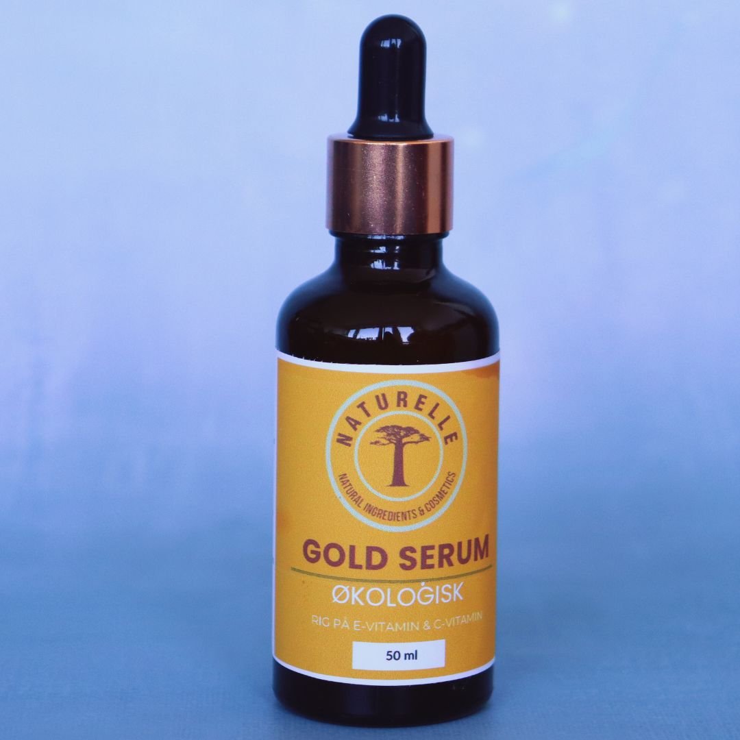 Gold serum - økologisk 50 ml Rig på E - vitamin og C - vitamin - Naturelle.dk