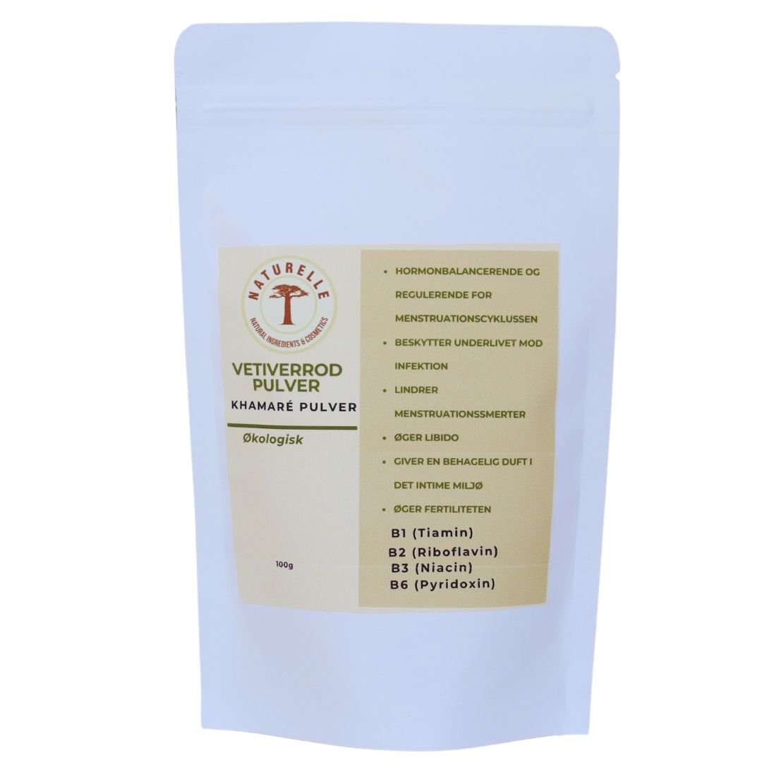 Khamaré pulver - hormonbalance og regulerende for cyklussen 100g - Naturelle.dk