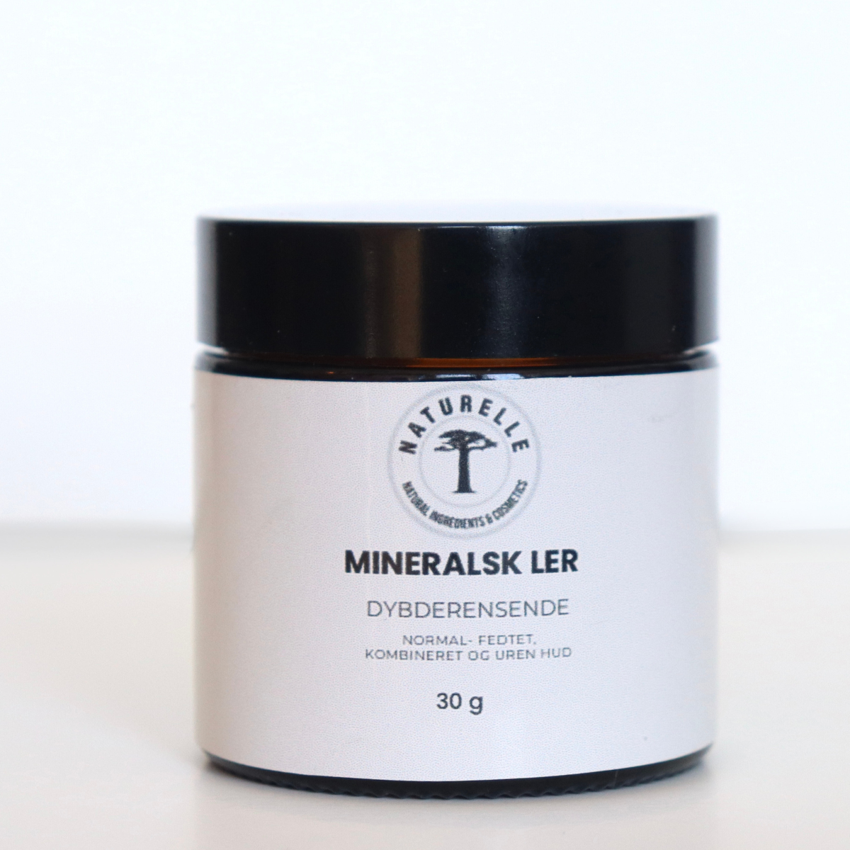 Dybderensende mineralsk ler til ansigtsmaske 30g