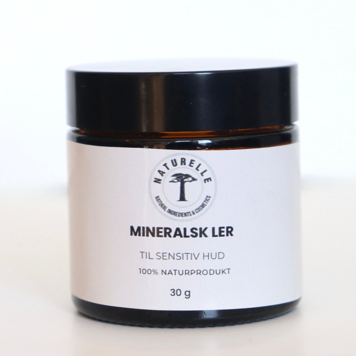 Mineralsk ler til sensitiv hud - ansigtsmaske 30 g - Naturelle.dk