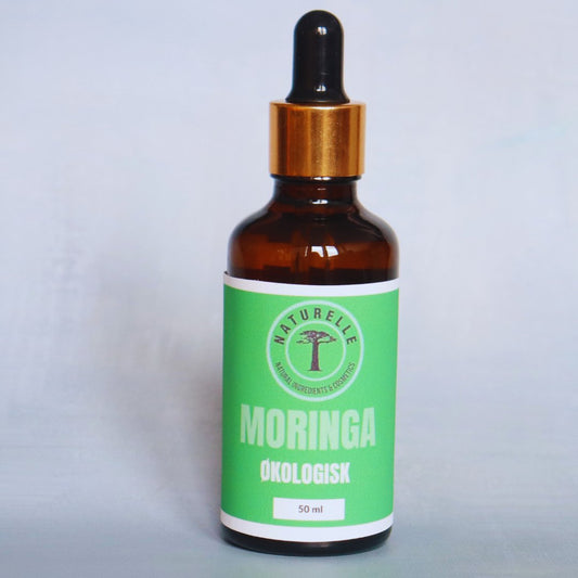 Moringaolie til hår, krop og hår - økologisk 50 ml - Naturelle.dk