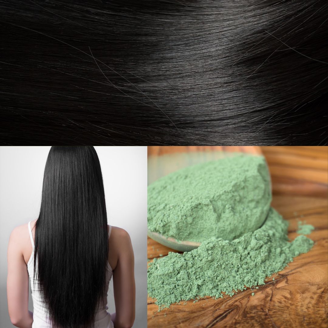 Naturlig sort hårfarve - øko 100g - Naturelle.dk