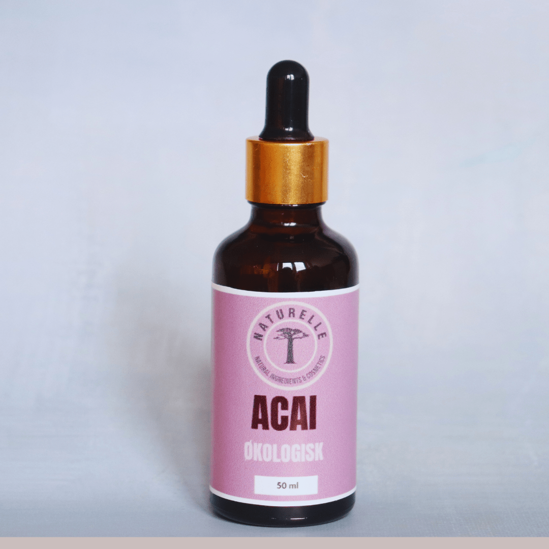 Økologisk Acaiolie – 100% Koldpresset, 50 ml - Naturelle.dk