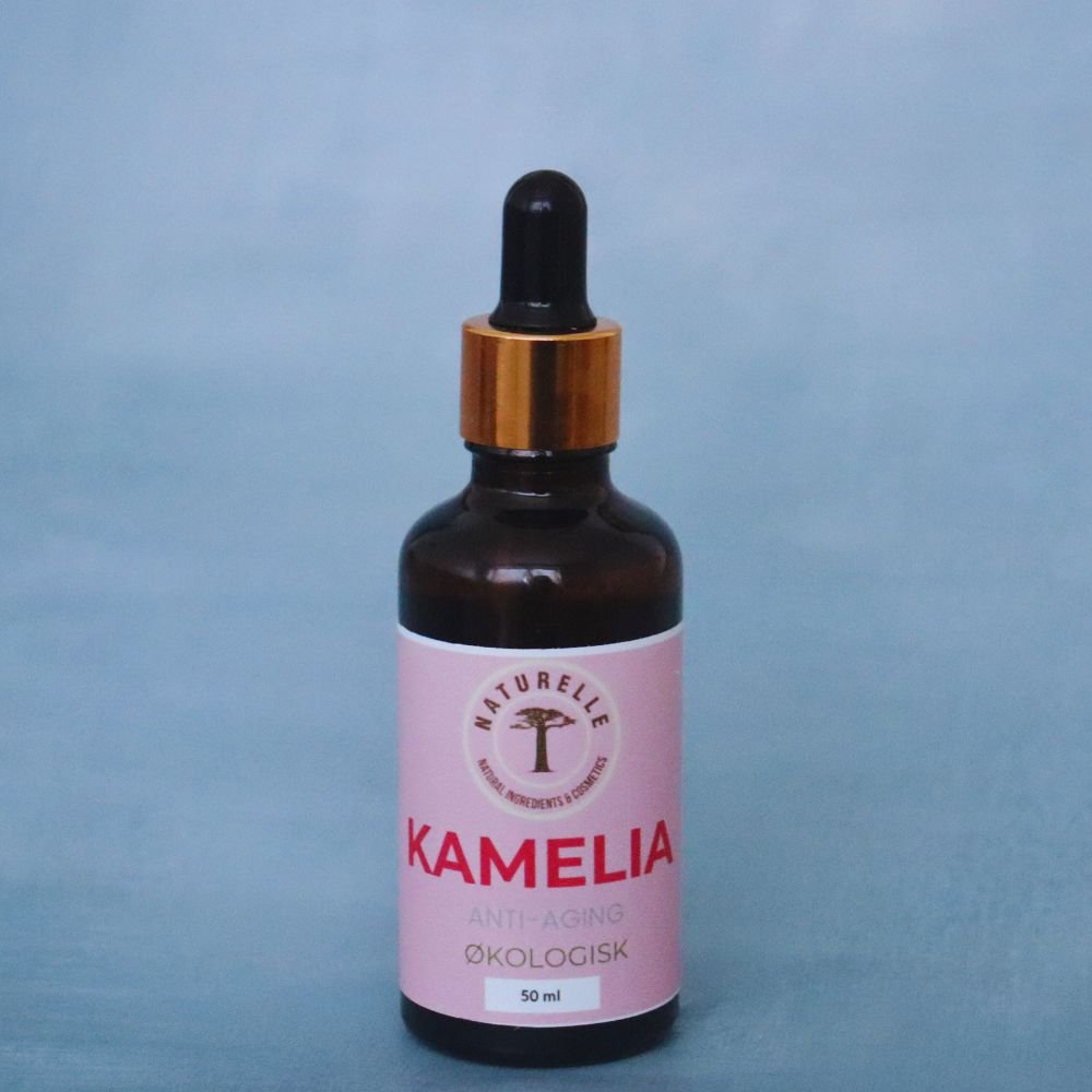 Økologisk Kameliaolie – Naturlig Anti - Age Hudolie Rig på E - vitamin - Naturelle.dk