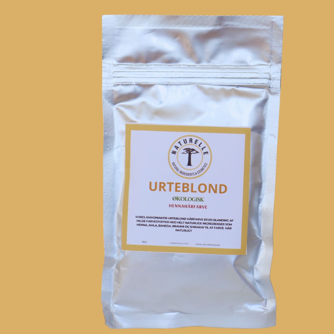 Økologisk naturlig urteblond henna til hårfarvning - Naturelle.dk