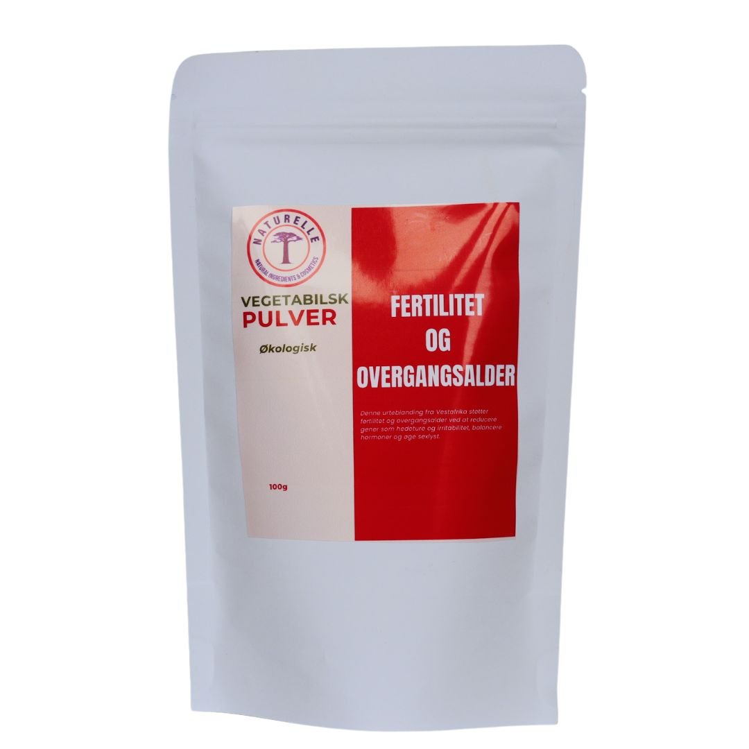 Økologisk vegetabilsk pulver til fertilitet og overgangsalder 100g - Naturelle.dk