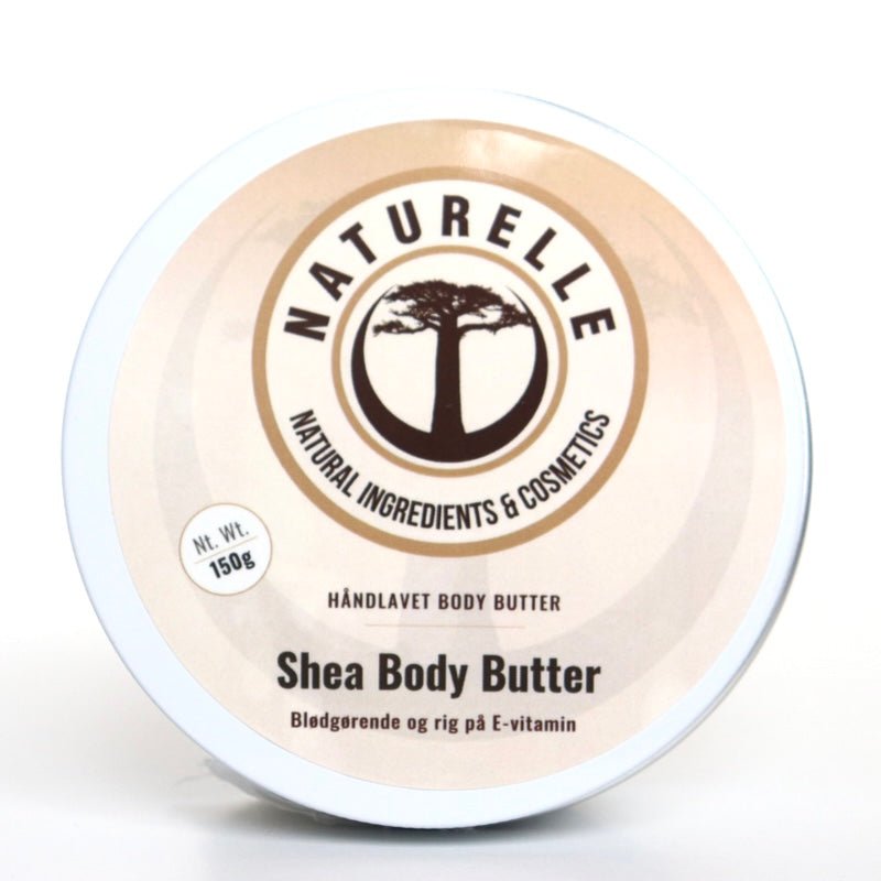 Shea Body Butter - håndlavet - blødgørende og rig på E - vitamin - Naturelle.dk