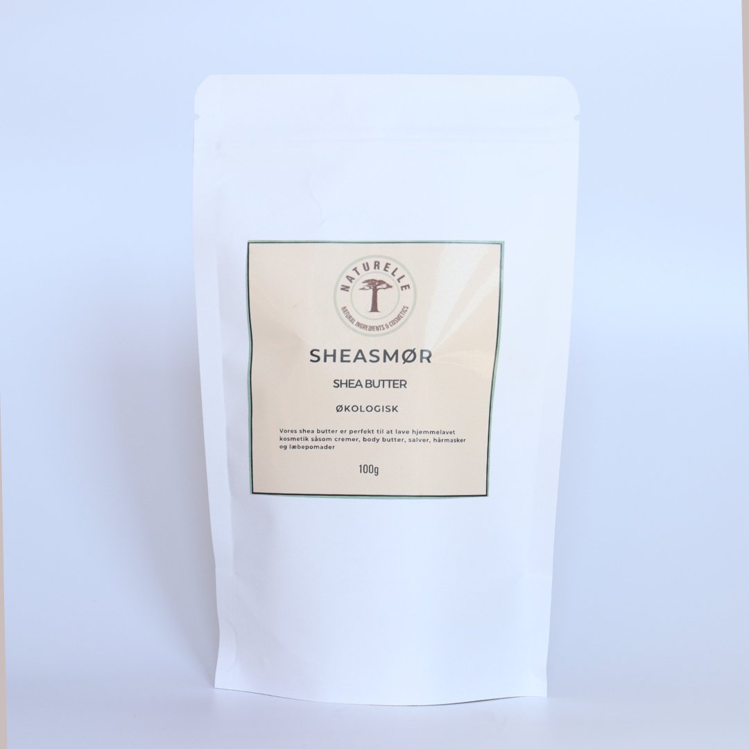 Sheasmør til hjemmelavet kosmetik 100g - Naturelle.dk