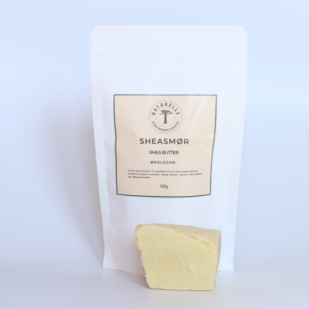 Sheasmør til hjemmelavet kosmetik 100g - Naturelle.dk