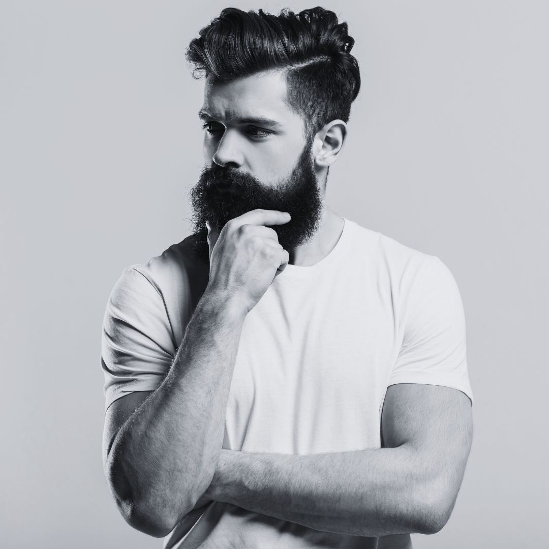 Sort hennafarve til skæghår - 50g - Naturelle.dk