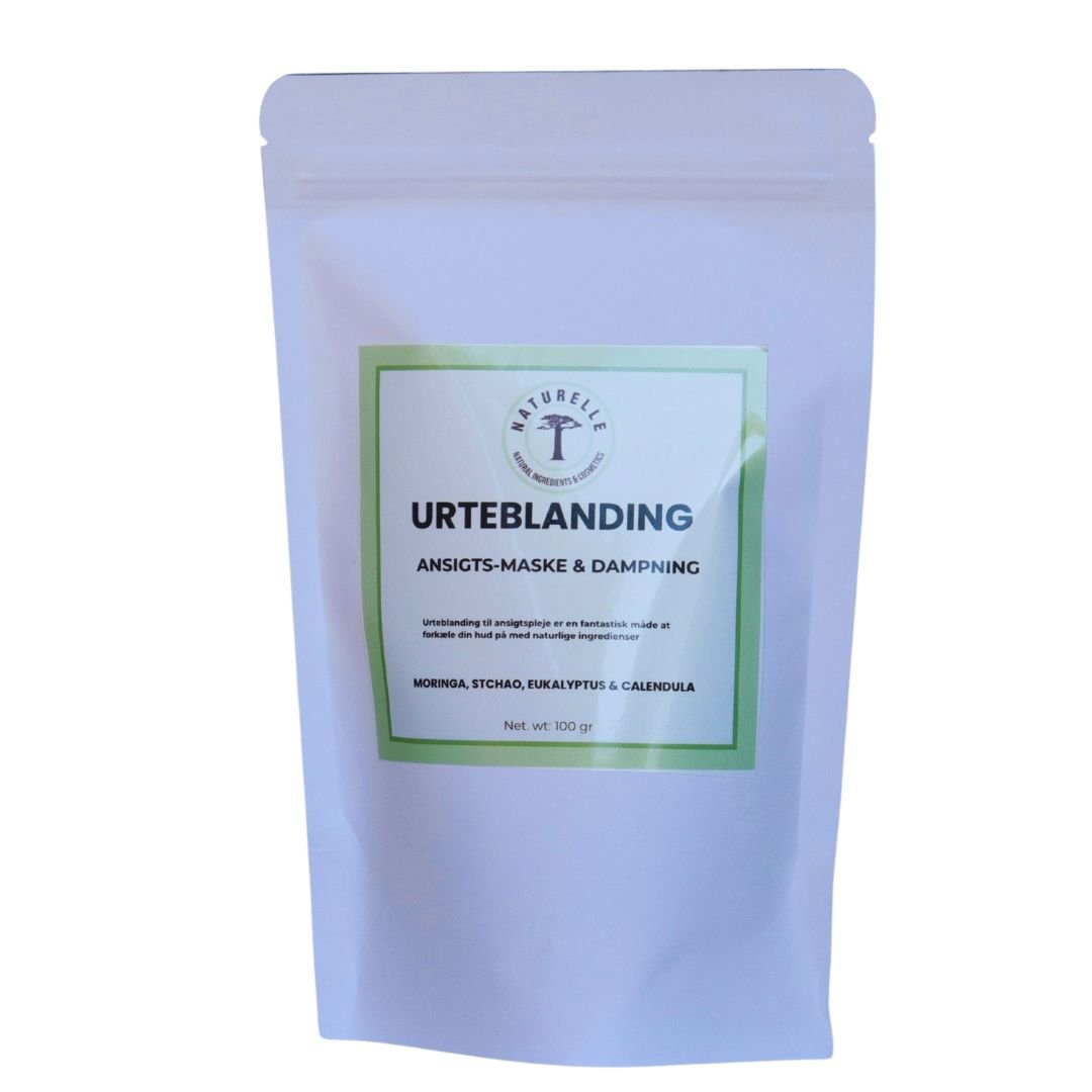 Urteblanding til ansigts - maske og dampning øko 100g - Naturelle.dk