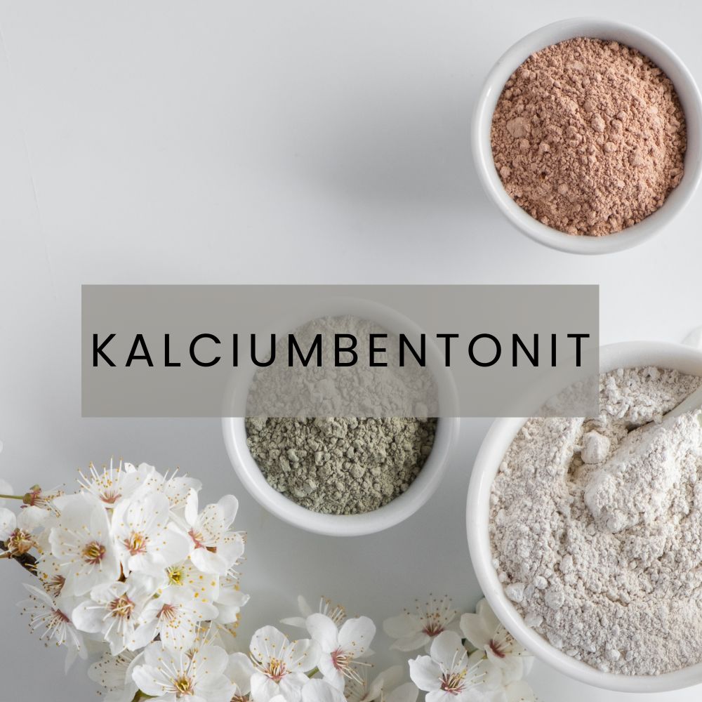 Sådan bruger du kalciumbentonit/bentonitler i din ansigtsmaske