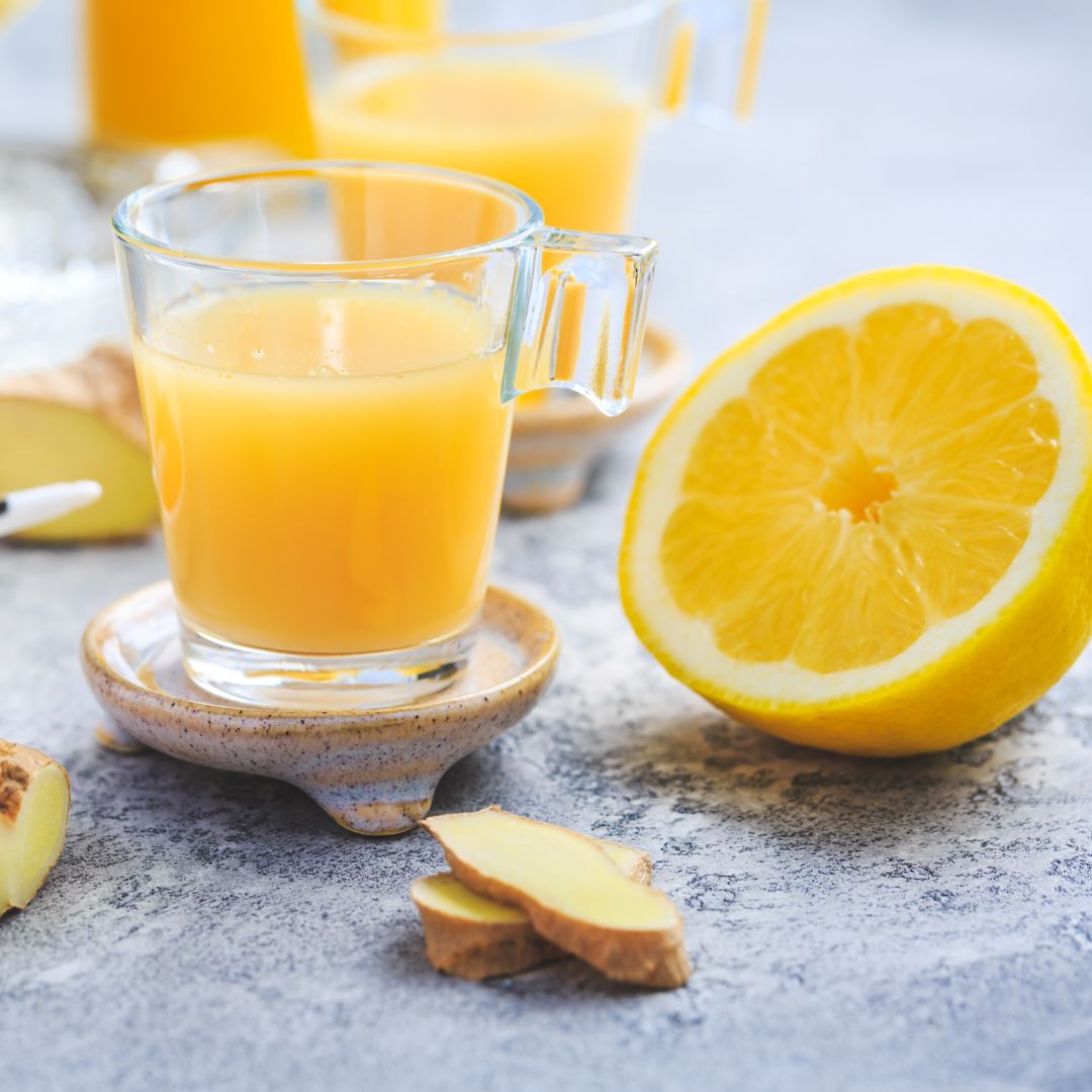 Morgenboost med appelsin og Ingefær - Naturelle.dk