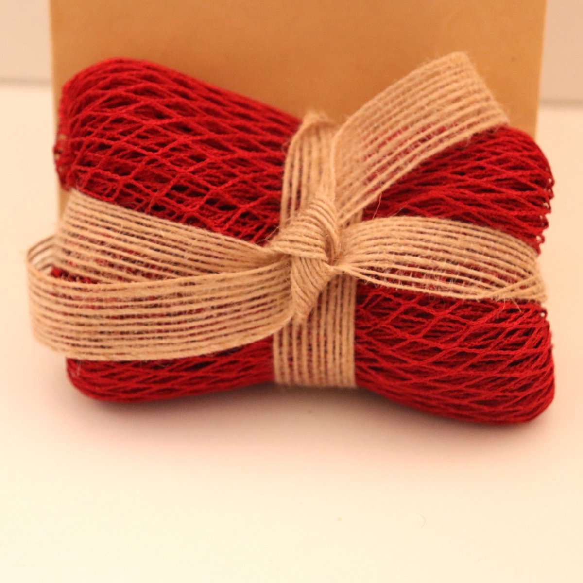 Afrikansk netsvamp til eksfoliering af hud - 100% egyptisk bomuld - Naturelle.dk