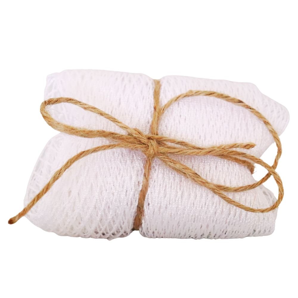 Afrikansk netsvamp til eksfoliering af hud - 70% egyptisk bomuld - Naturelle.dk