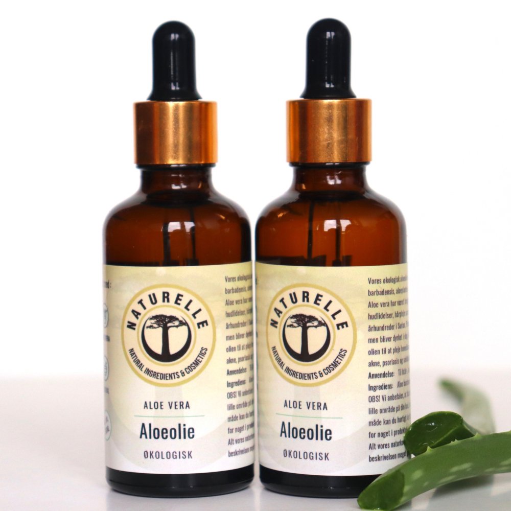 Aloevera olie - Økologisk 50ml - Naturelle.dk