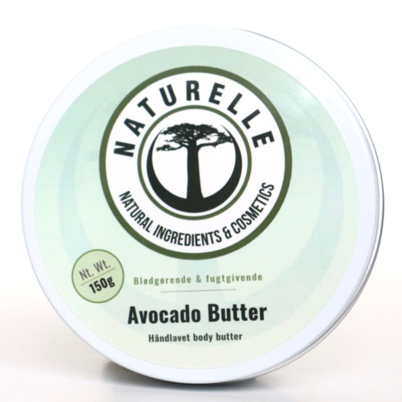 Avocado Body Butter - håndlavet - blødgørende og fugtgivende - Naturelle.dk