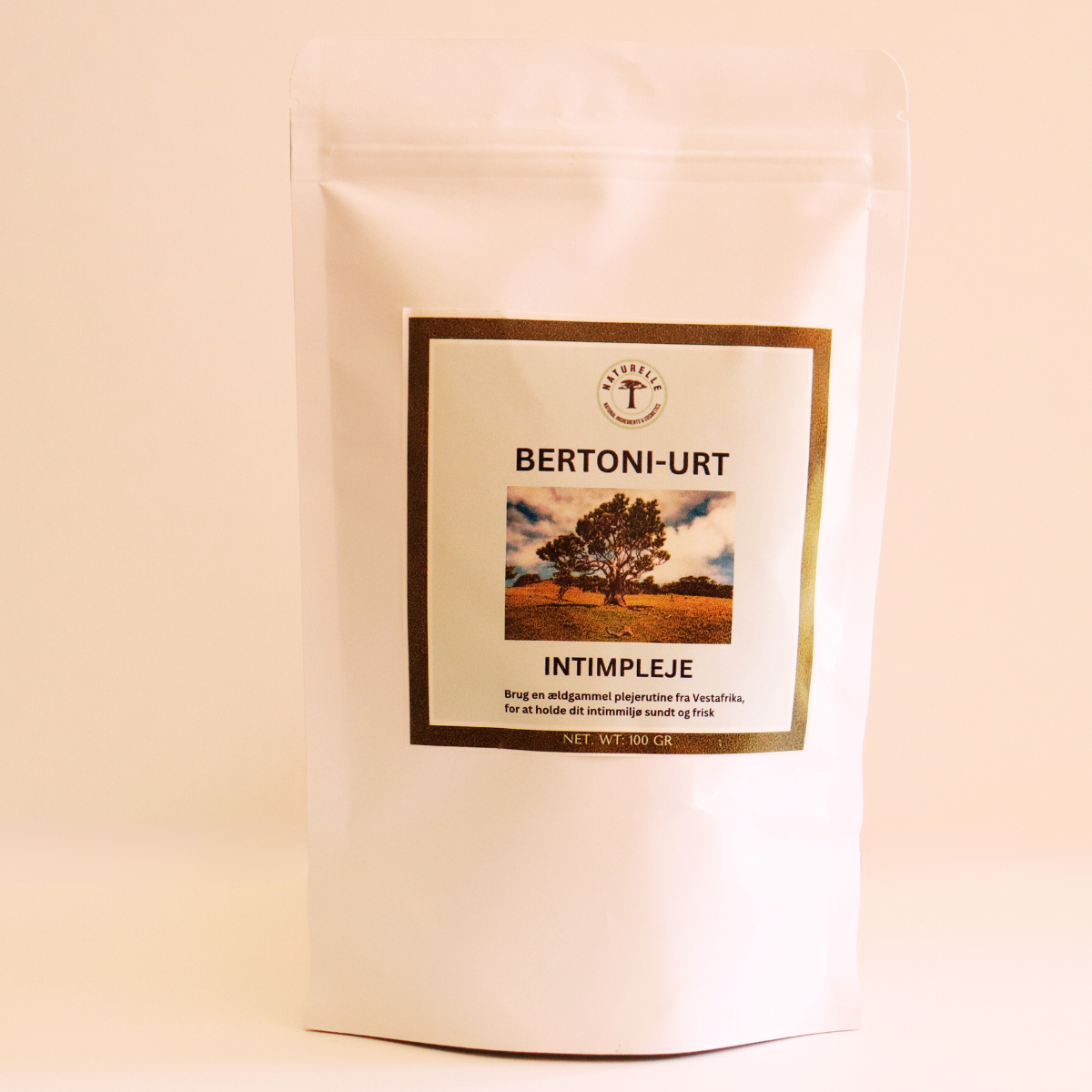 Bertoni urt til intimpleje - lindrer menstruationssmerter 100g