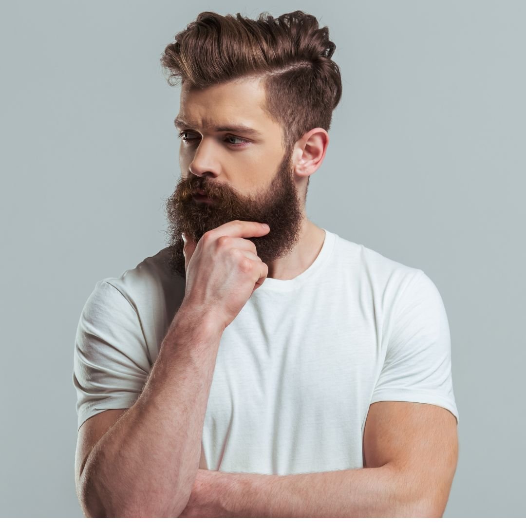 Brun hennafarve til skæghår - 50g - Naturelle.dk