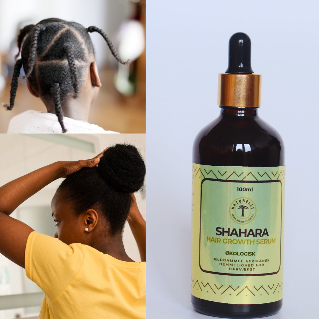 Flot hårvæskt med  Shahara hair growth serum  - afrikansk hår 100ml