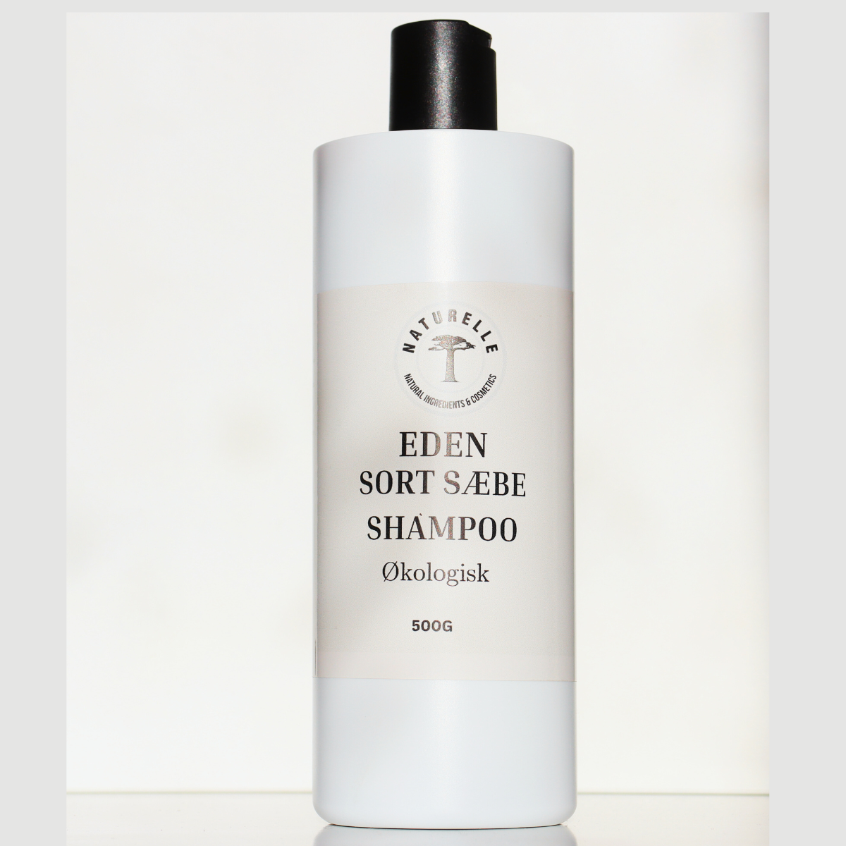 EDEN Sort sæbe shampoo - øko vegan 500ml