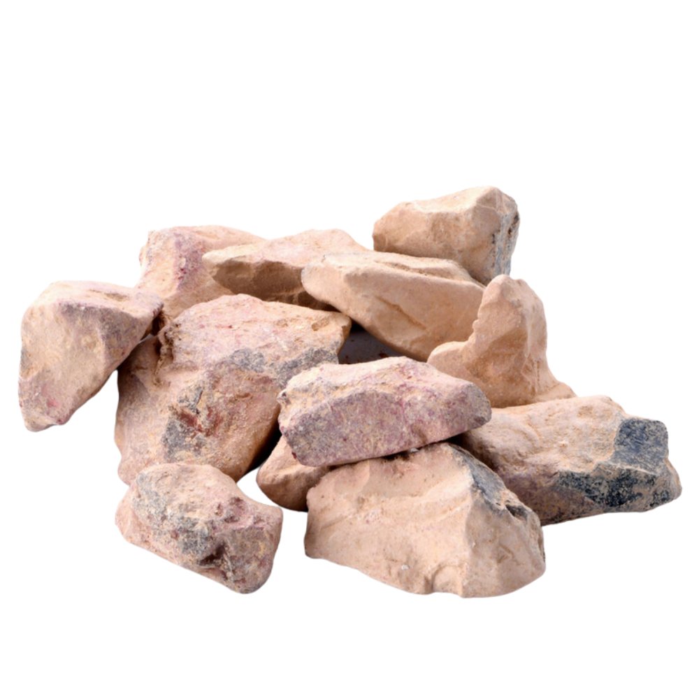 Kalciumbentonit sten kalabasten - marble chalk 1000g - Naturelle.dk
