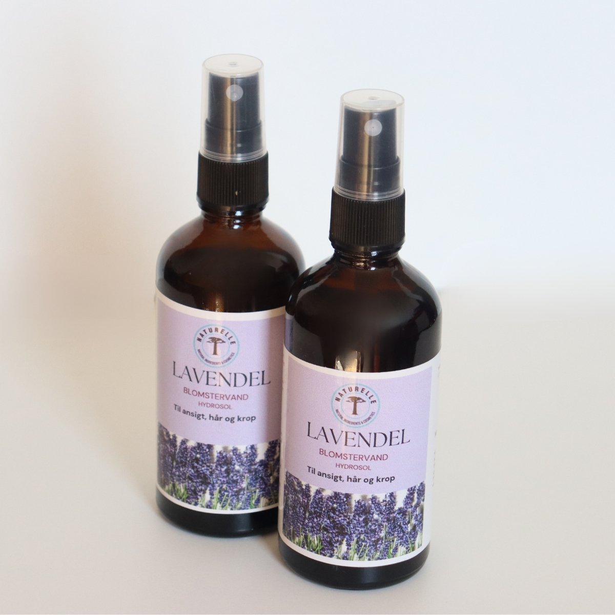 Lavendel blomstervand til krop, ansigt og hår 100ml - Naturelle.dk