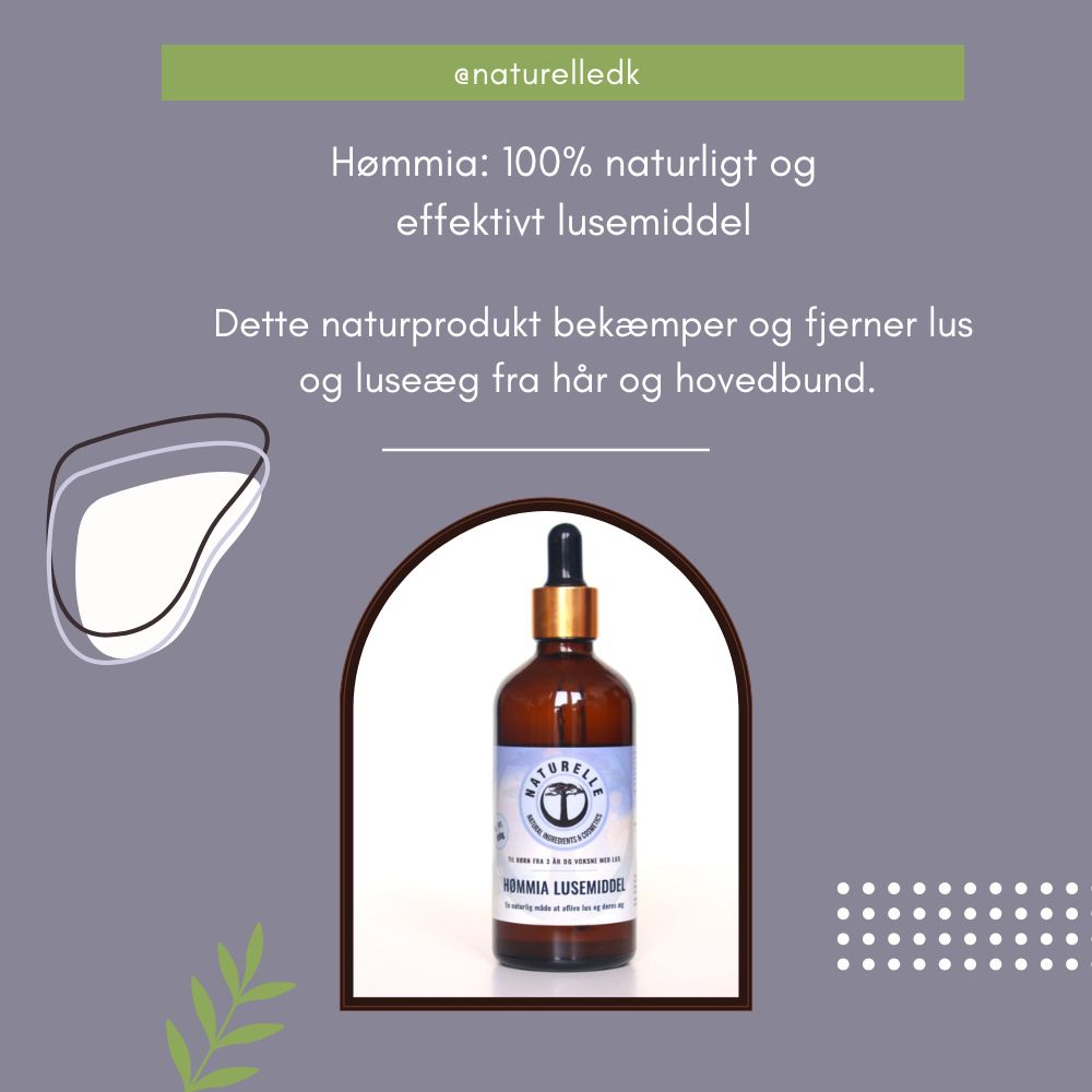 100% naturligt og effektivt lusemiddel - Hømmia  200 ml