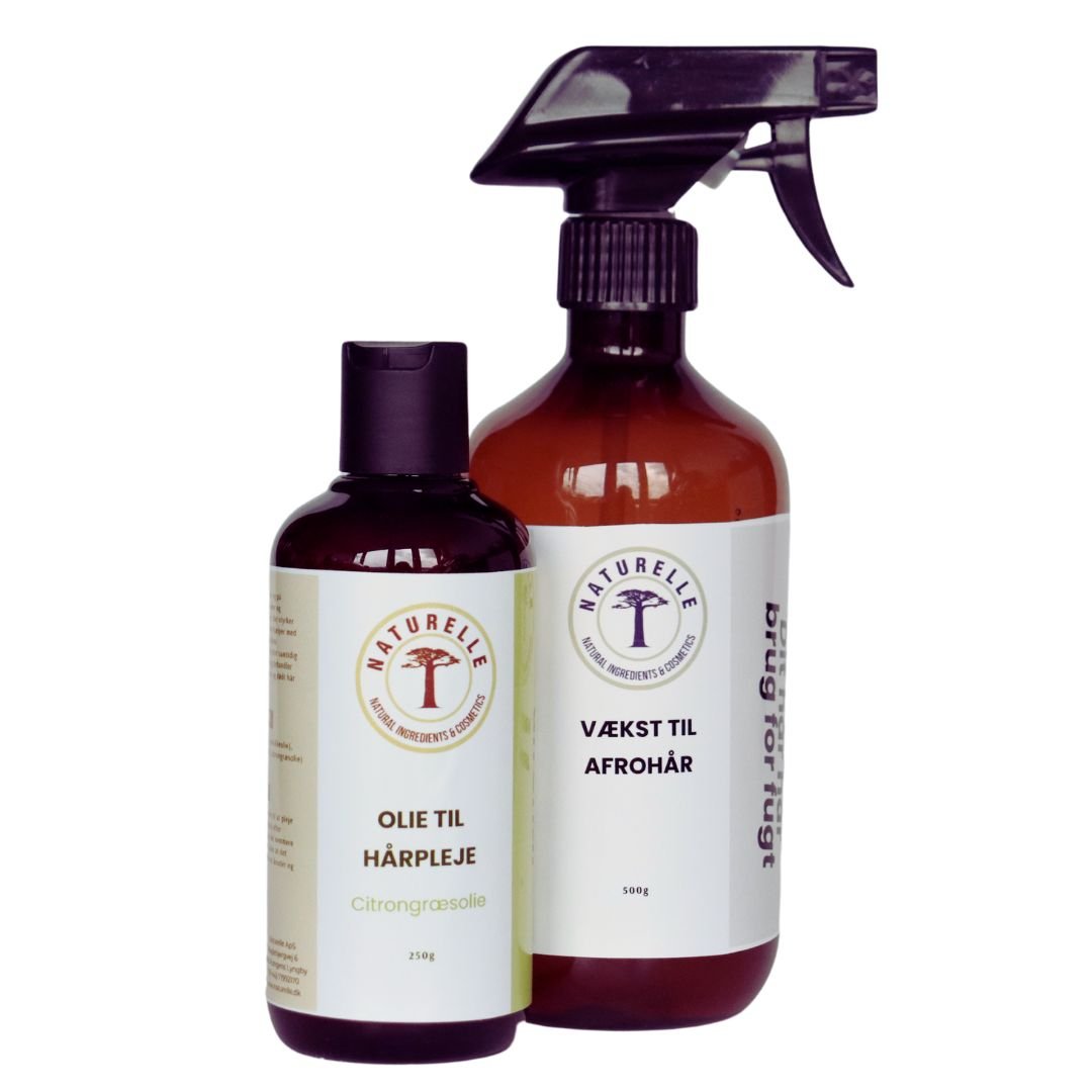 Moisturizer - sæt til afrohår - Naturelle.dk