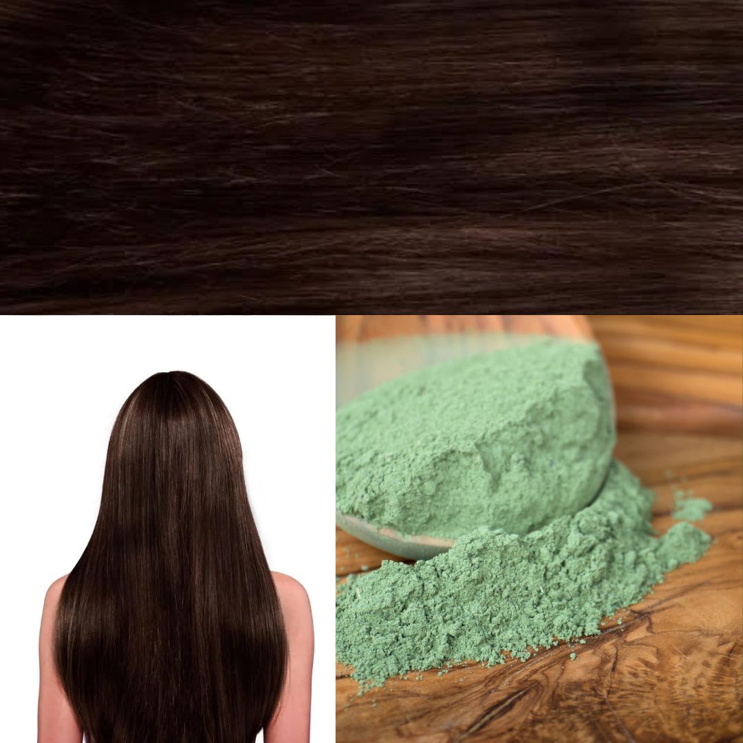 Naturlig chokoladebrun hårfarve - øko 100g - Naturelle.dk