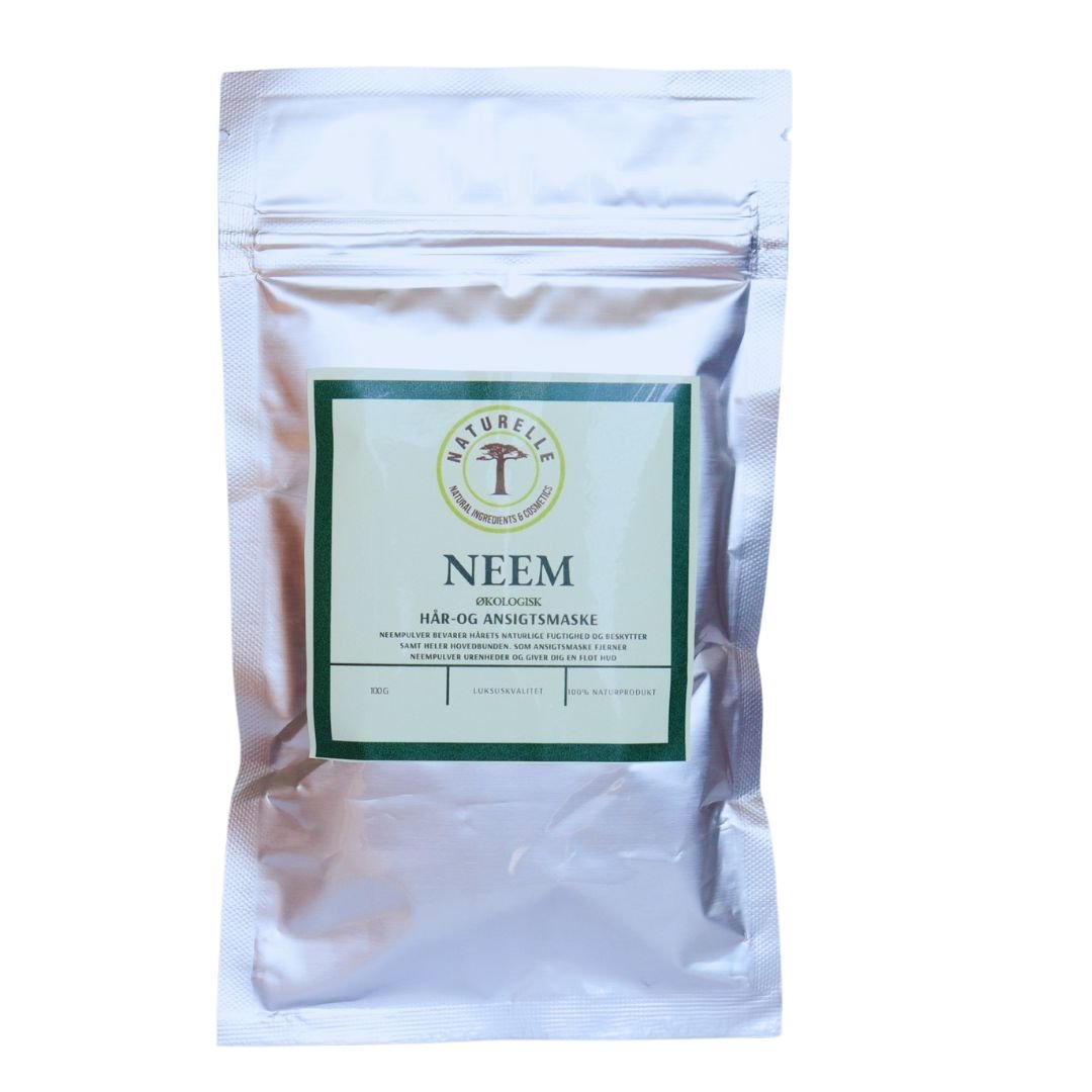 Økologisk neempulver til hår & hud - 100g - Naturelle.dk