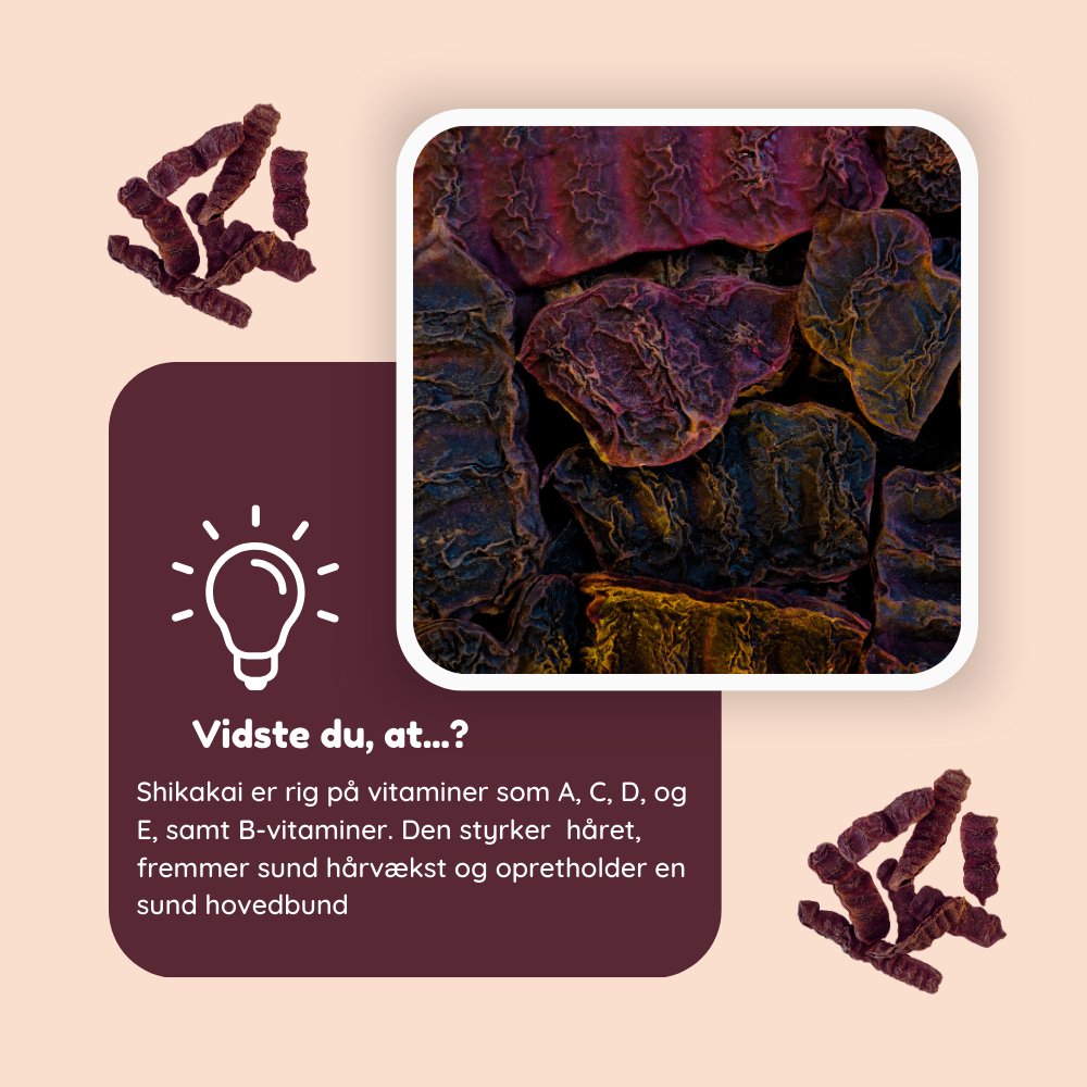 Shikakai pulver hårmaske & shampoo Øko - 100 - Naturelle.dk