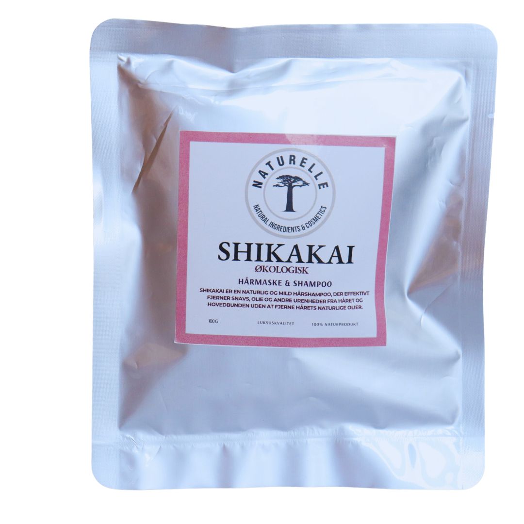 Shikakai pulver hårmaske & shampoo Øko - 100 - Naturelle.dk