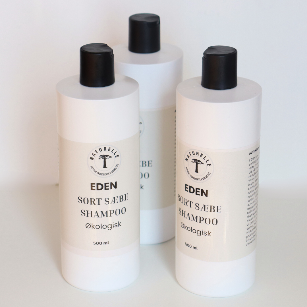 EDEN Black Soap Shampoo - ekologiskt veganskt 1500ml