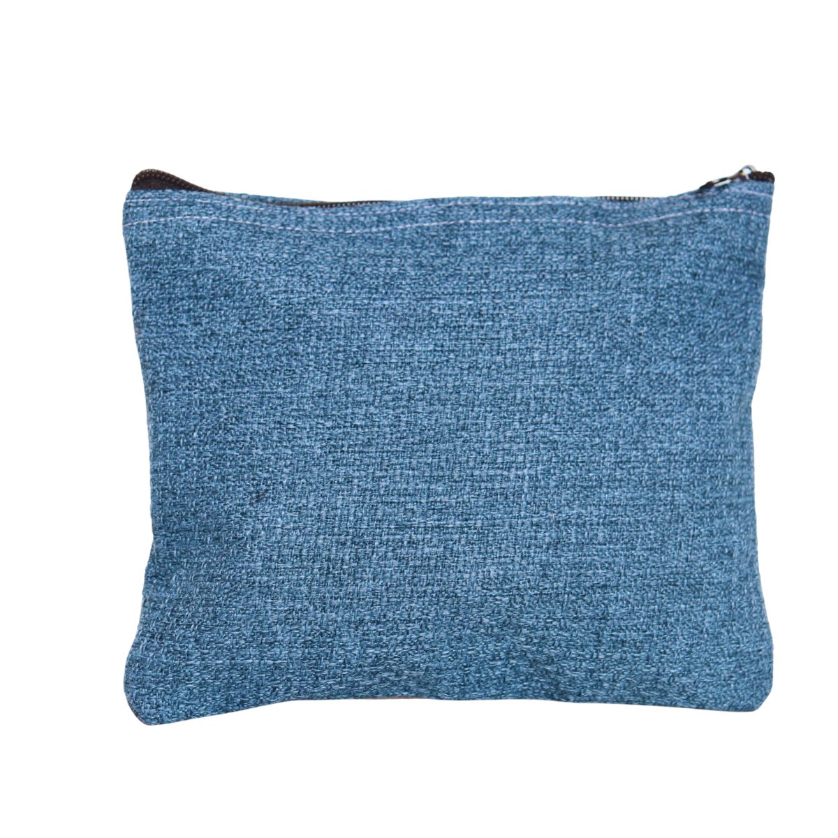 Taske i øko Rafia - Naturblå - Naturelle.dk