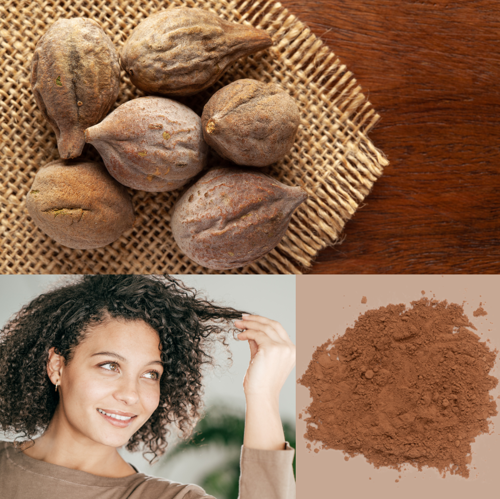 Baheda pulver til hårmaske og hårpleje - øko 100g